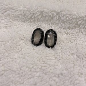 Kendra Scott black stone earrings